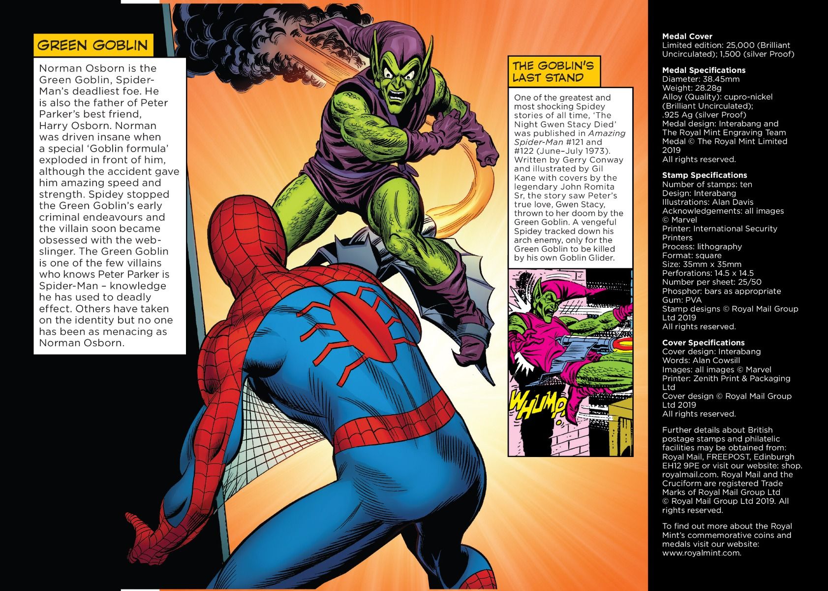 Marvel Spider Man Limited Edition Silver Medal Cover