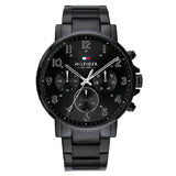 Tommy Hilfiger 1710383 Men's Black Stainless Steel Watch 46mm