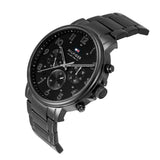 Tommy Hilfiger 1710383 Men's Black Stainless Steel Watch 46mm