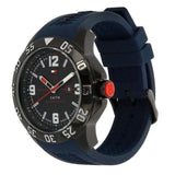 Tommy Hilfiger 1790984 Men's Blue Silicone Strap Watch 46mm