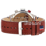 Tommy Hilfiger 1791066 Men's Brown Leather Watch 46mm