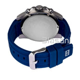Tommy Hilfiger 1791350 Men's Blue Silicone Band Watch 46mm