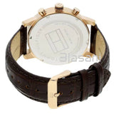 Tommy Hilfiger 1791399 Men's Brown Leather Watch 44mm
