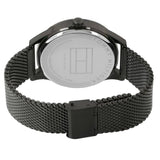 Tommy Hilfiger 1791420 Men's Black Mesh Bracelet Black Dial Watch 42mm