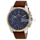 Tommy Hilfiger 1791561 Men's Brown Leather Watch 48mm
