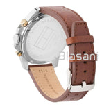 Tommy Hilfiger 1791561 Men's Brown Leather Watch 48mm