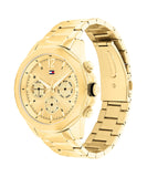 Tommy Hilfiger 1792060 Men's Stainless Steel Gold Dial Watch 46mm