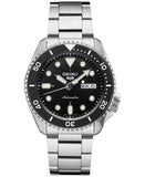 Seiko Sports5 SKX Series Automatic SRPD55 Black Stainless Steel Watch 42.5mm