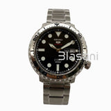 Seiko 5 Sports Series Automatic SRPC61 Bottle Cap Black Stainless Steel Watch 42.5mm