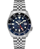 Seiko 5 SKX Automatic SSK003 GMT Sports Series Blue Stainless Steel Watch 42.5mm