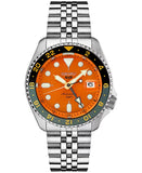 Seiko 5 SKX Automatic SSK005 GMT Sports Series Orange Stainless Steel Watch 42.5mm