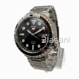Seiko 5 Sports Series Automatic SRPC61 Bottle Cap Black Stainless Steel Watch 42.5mm