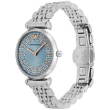 Emporio Armani AR11594 Women's Stainless Steel Blue Watch 32mm