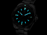 TAG Heuer Men's WAY101A.BA0746 Aquaracer Stainless Steel Black Watch 43mm