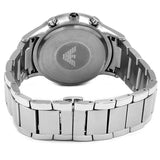 Emporio Armani AR2434 Men's Chronograph Silver Stainless Steel Watch 43mm