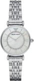 Emporio Armani AR1908 Women's Two-Hand Silver Stainless Steel Watch 32mm