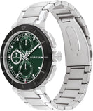 Tommy Hilfiger 1792117 Men's Stainless Steel Green Dial Watch 44mm