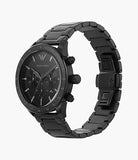 Emporio Armani AR11242 Men's Chronograph Black Stainless Steel Watch 43mm