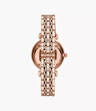 Emporio Armani AR11244 Women's Two-Hand Rose Gold Stainless Steel Watch 32mm