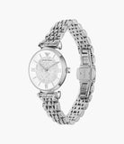 Emporio Armani AR1925 Women's Two-Hand Silver Stainless Steel Watch 32mm