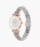 Emporio Armani AR1926 Women's Two-Hand Two Tone Stainless Steel Watch 32mm