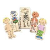 Hape Your Body 5-Layer Wooden Puzzle Girl