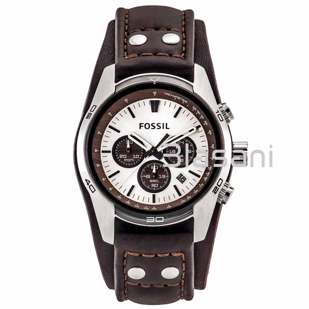 Fossil CH2565 Men's Coachman Quartz Stainless Steel Casual Cuff