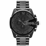 Diesel DZ4355 Mega Chief Men's Black, Black Dial Chronograph Watch 59X51mm