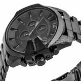 Diesel DZ4355 Mega Chief Men's Black, Black Dial Chronograph Watch 59X51mm