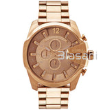 Diesel DZ4360 Mega Chief Men's Gold Chronograph Watch 59x51mm