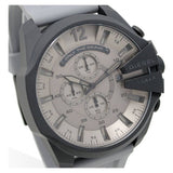 Diesel DZ4496 Mega Chief Men's Black and Gray Silicone Chronograph Watch 59x51mm