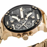 Diesel DZ7333 Mr Daddy 2.0 Chronograph Gold Stainless Steel Watch 57mmx66mm