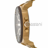 Diesel DZ7333 Mr Daddy 2.0 Chronograph Gold Stainless Steel Watch 57mmx66mm