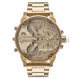 Diesel DZ7399 Mr. Daddy 2.0 Chronograph Gold Stainless Steel Watch 57mm