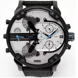 Diesel DZ7420 Mr Daddy 2.0 Chronograph Black Leather Strap Watch 57mm
