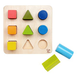 Hape Color and Shape Wooden Block Sorter Game For Toddlers