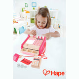 Hape Checkout Wooden Register Pretend & Play Role Play Set with Accessories