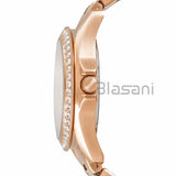 Fossil ES2811 Women's Riley Quartz Rose Gold Stainless Steel Watch 38mm