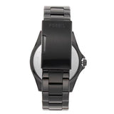 Fossil ES4519 Women's Riley Quartz Black Stainless Steel Watch 38mm