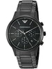 Emporio Armani AR2485 Men's Dress Black Chronograph Watch 43mm