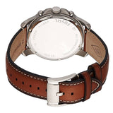 Fossil Original FS5210 Men's Grant Chronograph Brown Leather Watch 44mm