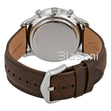 Fossil Original FS5380 Men's Neutra Chronograph Brown Leather Watch 44mm