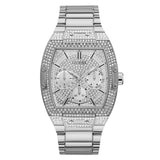 Guess GW0094G1 Men's Phoenix Silver Glitz Stainless Steel Multi-Function Watch 43mm