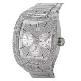 Guess GW0094G1 Men's Phoenix Silver Glitz Stainless Steel Multi-Function Watch 43mm