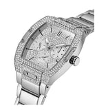 Guess GW0094G1 Men's Phoenix Silver Glitz Stainless Steel Multi-Function Watch 43mm