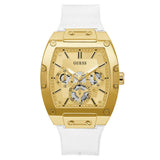 Guess GW0202G6 Men's Phoenix Gold Stainless Steel Silicone Multi-Function Watch 42mm