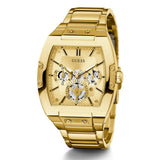 Guess GW0456G2 Men's Phoenix Tunneau Gold Stainless Steel Multi-Function Watch 42mm