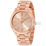 Michael Kors Original MK3197 Women's Slim Runway Rose Gold Stainless Steel Watch 42mm