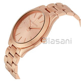 Michael Kors Original MK3197 Women's Slim Runway Rose Gold Stainless Steel Watch 42mm