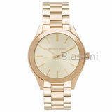 Michael Kors Original MK3512 Women's Runway Gold Stainless Steel Watch 34mm